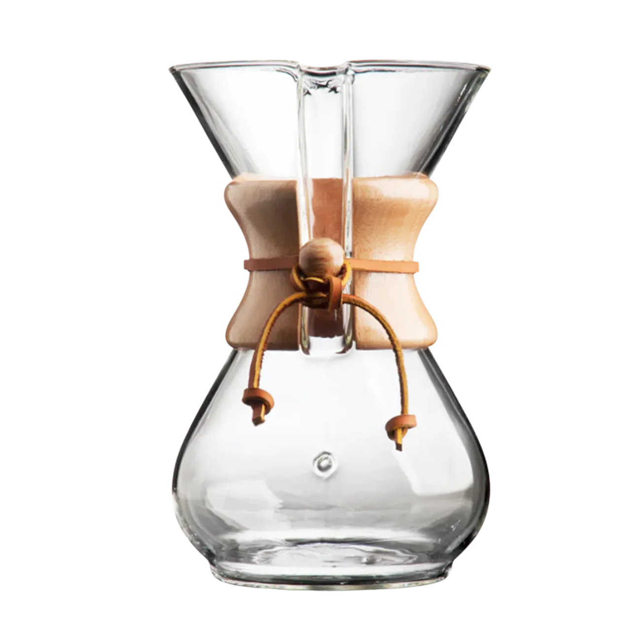 6 Cups Chemex made from high-quality borosilicate glass.