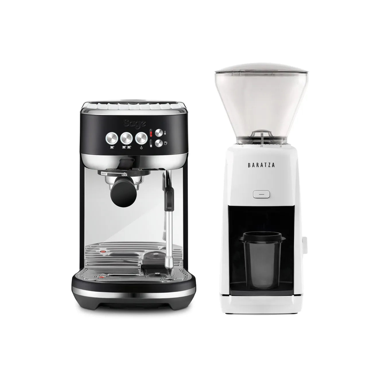 Coffee Machine Bambino Plus + Coffee Grinder Baratza Encore ESP