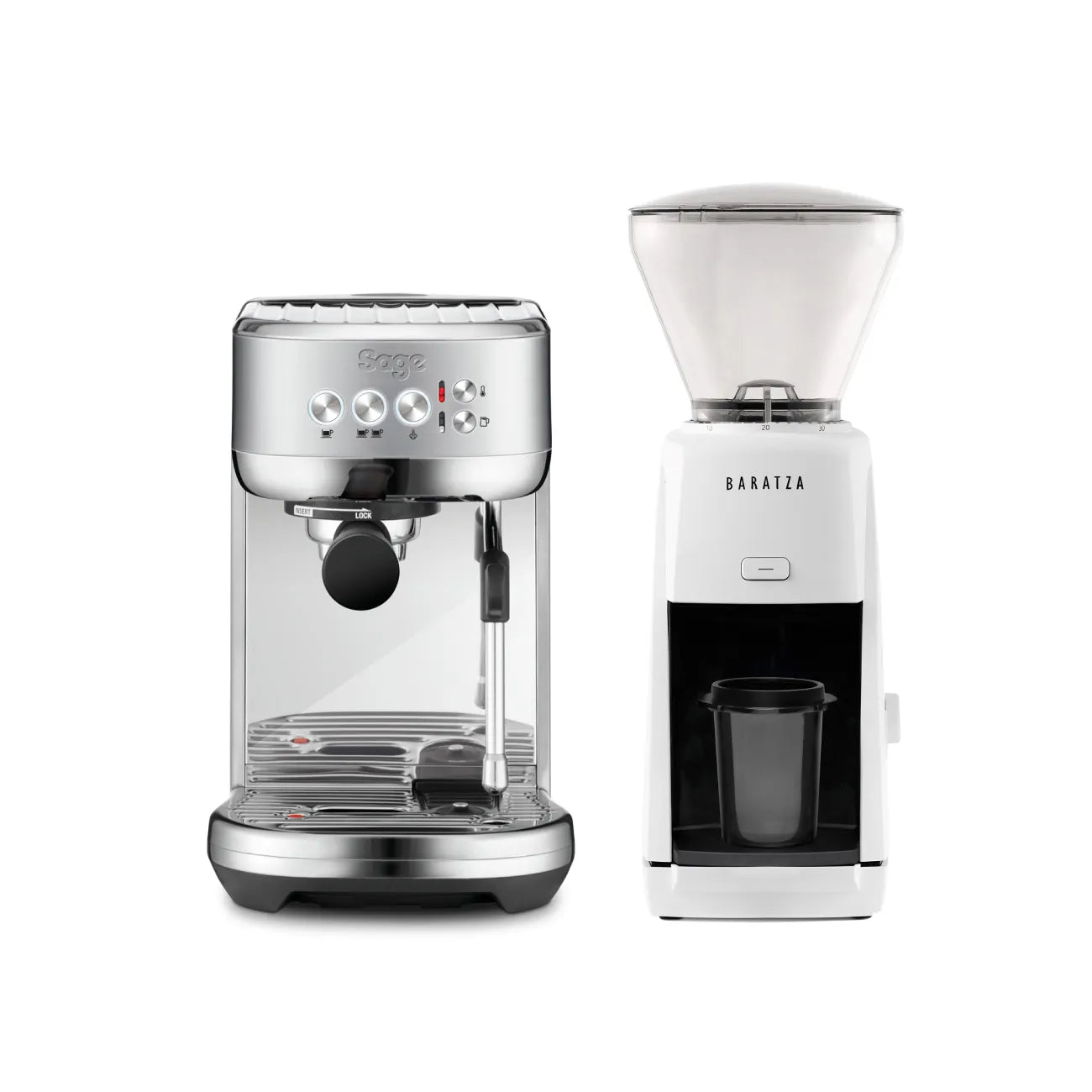 Coffee Machine Bambino Plus + Coffee Grinder Baratza Encore ESP