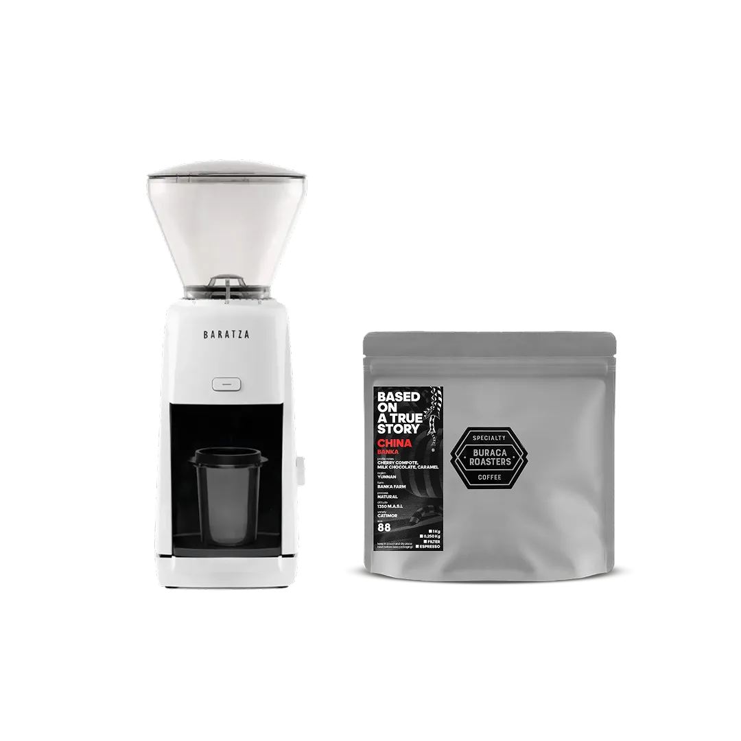 BUNDLE COFFEE GRINDER BARATZA + COFFEE SUBSCRIPTION