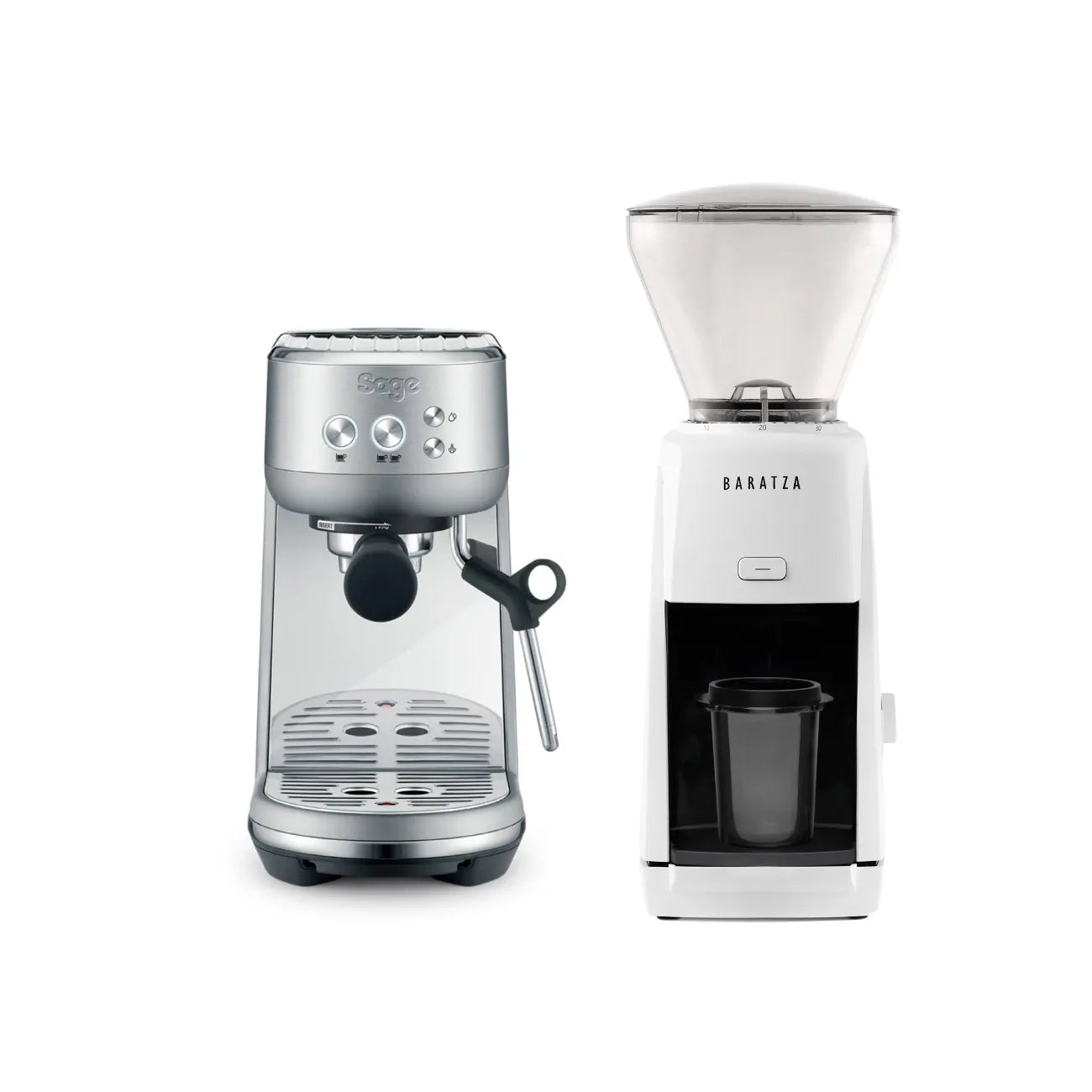 The Bambino Espresso Machine + Baratza Encore ESP Grinder