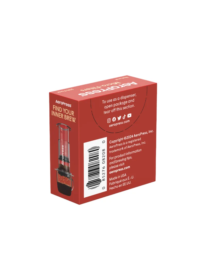 Filtros AeroPress Natural - 200un
